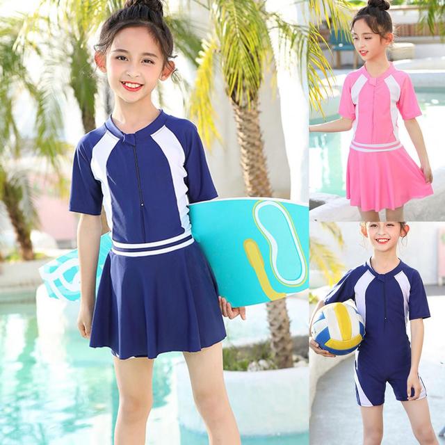 Pretty Two Pieces Washable Family Matching One Piece Toddler Girls Swimsuit  For Outdoor Kids Swimsuit Girls Swimsuit - Swimwear - AliExpress